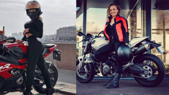 Women Riders at Motorcycle Rallies