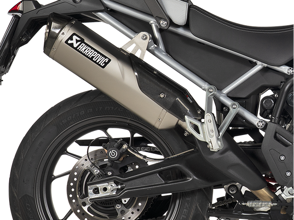 AKRAPOVIC S-T9SO3-HRT Triumph Tiger 850 Sport / 900 (20/23) Slip-on Exhaust (titanium) – Accessories in the 2WheelsHero Motorcycle Aftermarket Accessories and Parts Online Shop