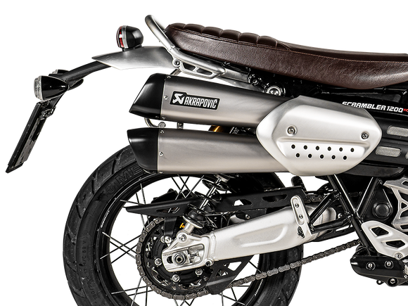 AKRAPOVIC S-T12SO3-HCQT Triumph Scrambler 1200 (2020+) Slip-On Exhaust (titanium) – Accessories in the 2WheelsHero Motorcycle Aftermarket Accessories and Parts Online Shop