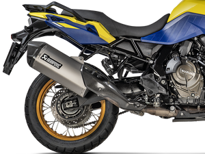 AKRAPOVIC S-S8SO1-HAFT Suzuki V-Strom 800DE (2025+) Slip-on Exhaust (titanium) – Accessories in the 2WheelsHero Motorcycle Aftermarket Accessories and Parts Online Shop