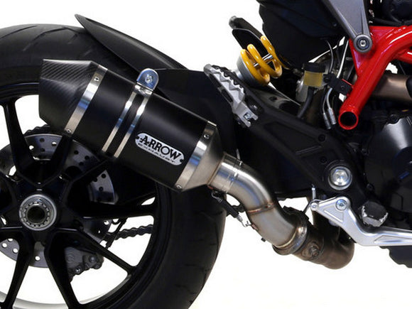 ARROW 71490KZ+71806AKN Ducati Hypermotard 821 (13/15) Slip-on Exhaust 