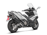 AKRAPOVIC S-KY5SO1-HRAASSBL Kymco AK 550 (2020+) Slip-On Exhaust (SS) – Accessories in the 2WheelsHero Motorcycle Aftermarket Accessories and Parts Online Shop