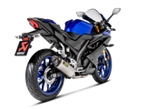 AKRAPOVIC S-Y125R6-HZT Yamaha R125 (2020+) Exhaust System "Racing Line" (titanium) – Accessories in the 2WheelsHero Motorcycle Aftermarket Accessories and Parts Online Shop