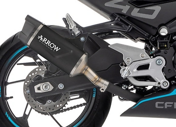 ARROW 71959AKN CF Moto 450SR (2023+) Black Aluminum Slip-on Exhaust 