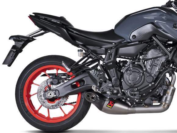 AKRAPOVIC S-Y7R8-HEGEHT/1 Yamaha MT-07 / FZ-07 (2024+) Exhaust System 
