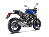 AKRAPOVIC S-Y125R6-HZT Yamaha MT-125 (2020+) Exhaust System "Racing Line" (titanium)