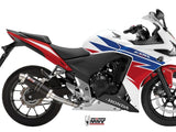 MIVV H.051 HONDA CBR 500 R ( 2013 / 15 ) Slip On Exhaust "GP" (black; approved) – Accessories in the 2WheelsHero Motorcycle Aftermarket Accessories and Parts Online Shop