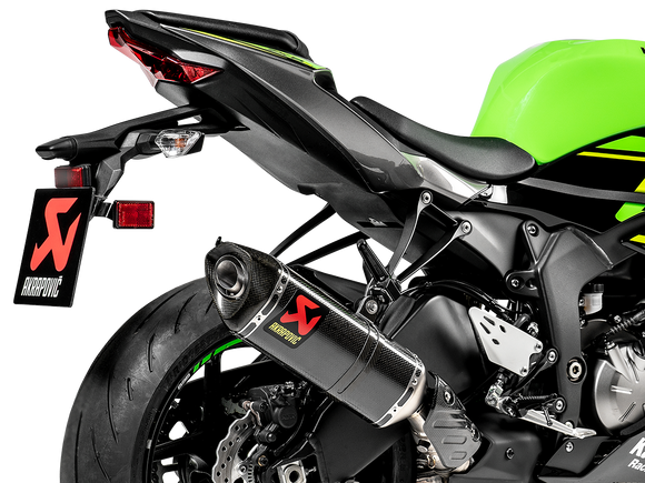 AKRAPOVIC S-K6SO7-HZC Kawasaki Ninja ZX-6R (2020+) Slip-on Exhaust (carbon) – Accessories in the 2WheelsHero Motorcycle Aftermarket Accessories and Parts Online Shop