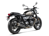 AKRAPOVIC S-T9SO2-HCQTBL Triumph Street Twin (2020+) Slip-On Exhaust (titanium) – Accessories in the 2WheelsHero Motorcycle Aftermarket Accessories and Parts Online Shop