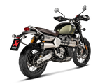 AKRAPOVIC S-T12SO3-HCQT Triumph Scrambler 1200 (2020+) Slip-On Exhaust (titanium) – Accessories in the 2WheelsHero Motorcycle Aftermarket Accessories and Parts Online Shop