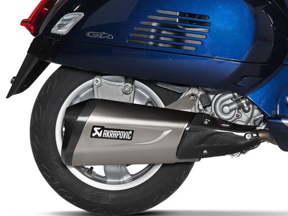 AKRAPOVIC S-VE3SO11-ZDFSS Vespa GTS Super 300 / Sei Giorni / Tech (2024+) Slip-On Exhaust (SS) – Accessories in the 2WheelsHero Motorcycle Aftermarket Accessories and Parts Online Shop
