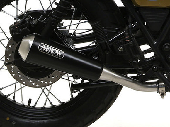 ARROW 71922PRN Brixton Saxby 250 (2019+) Dark Steel Slip-on Exhaust 