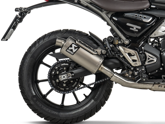 AKRAPOVIC S-T4SO1-HDT Triumph Scrambler 400 X (2024+) Slip-On Exhaust (titanium) – Accessories in the 2WheelsHero Motorcycle Aftermarket Accessories and Parts Online Shop