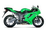 AKRAPOVIC S-K6SO5-HACT Kawasaki Ninja ZX-6R (2008+) Slip-on Exhaust (titanium) – Accessories in the 2WheelsHero Motorcycle Aftermarket Accessories and Parts Online Shop