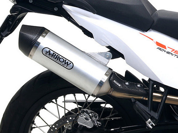 ARROW 71904AK KTM 790 Adventure (2024+) Aluminum Slip-on Exhaust 