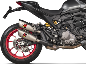 AKRAPOVIC S-D9SO17-HCQT Ducati Monster (2021+) Slip-on Exhaust (titanium) – Accessories in the 2WheelsHero Motorcycle Aftermarket Accessories and Parts Online Shop