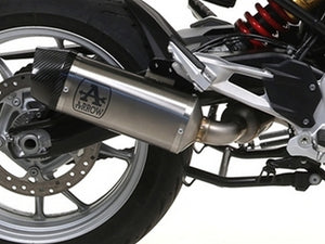 ARROW 71729MI+71915PK BMW F900R/XR (2020+) Titanium Slip-on Exhaust "Indy Race" – Accessories in the 2WheelsHero Motorcycle Aftermarket Accessories and Parts Online Shop