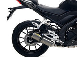 ARROW 51018MI+51518AK Yamaha R125 (2019+) Aluminum Full Exhaust System "Competition Evo Thunder" (racing) – Accessories in the 2WheelsHero Motorcycle Aftermarket Accessories and Parts Online Shop