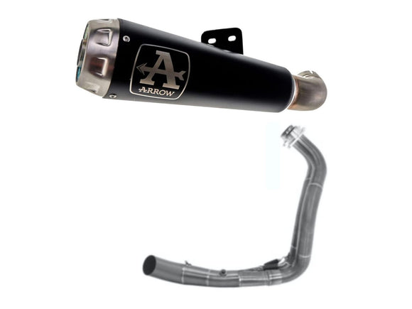 ARROW 71655KZ+71156PRN Yamaha Tracer 700 (2020+) Steel Full Exhaust System 