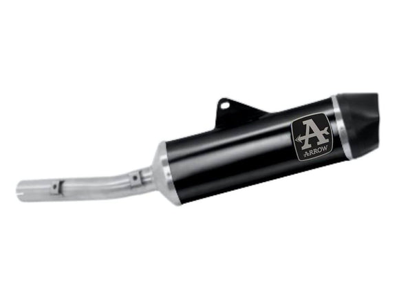 ARROW 72626AKN Yamaha Tenere 700 (2019+) Dark Aluminum Slip-on Exhaust 