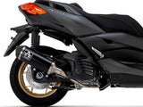 ARROW 53080MI+53533ANN Kymco Downtown 350I (2016+) Dark Aluminum Slip-on Exhaust "Urban" – Accessories in the 2WheelsHero Motorcycle Aftermarket Accessories and Parts Online Shop