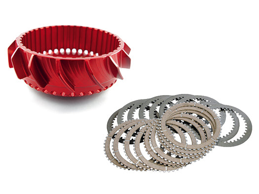 STM ITALY Ducati Dry Basket and Clutch Plate Set – Accessories in the 2WheelsHero Motorcycle Aftermarket Accessories and Parts Online Shop