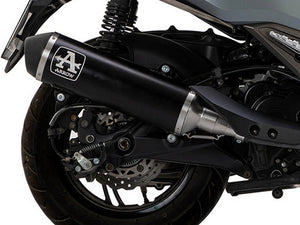 ARROW 73522AKN Kymco Xciting 400I S (2021+) Dark Aluminum Slip-on Exhaust "Urban" – Accessories in the 2WheelsHero Motorcycle Aftermarket Accessories and Parts Online Shop