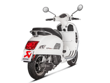 AKRAPOVIC S-VE125SO1-HZBL Vespa GTS 125 / Super / Sport / Tech (2020+) Slip-On Exhaust (SS) – Accessories in the 2WheelsHero Motorcycle Aftermarket Accessories and Parts Online Shop