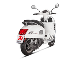 AKRAPOVIC S-VE125SO2-HZBL Vespa GTS 125 / Super / Sport / Tech (2021+) Slip-On Exhaust (SS) – Accessories in the 2WheelsHero Motorcycle Aftermarket Accessories and Parts Online Shop