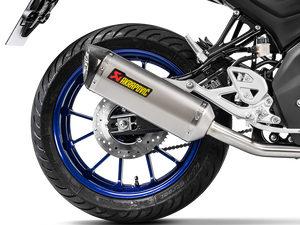 AKRAPOVIC S-Y125R6-HZT Yamaha MT-125 (2020+) Exhaust System "Racing Line" (titanium)