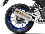 AKRAPOVIC S-Y125R6-HZT Yamaha MT-125 (2020+) Exhaust System "Racing Line" (titanium)