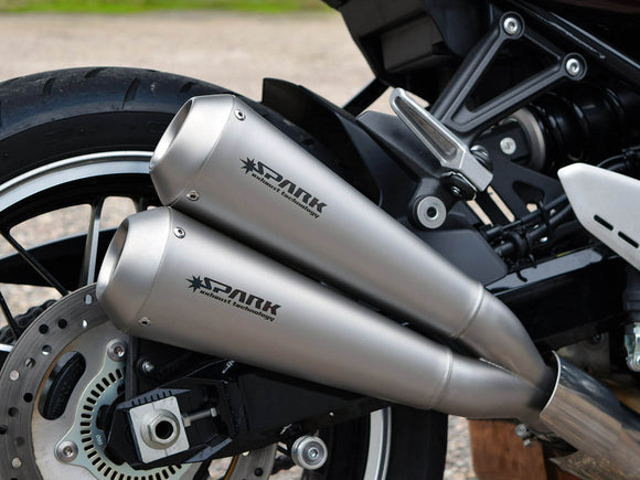 SPARK GKA1102 Kawasaki Z900RS (18/20) Stainless Steel Slip-on Exhaust 