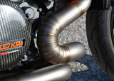 SPARK GKT8502 KTM 1290 / 1390 Super Duke R (2020+) Titanium Exhaust Collector (racing; with valve simulator) – Accessories in the 2WheelsHero Motorcycle Aftermarket Accessories and Parts Online Shop