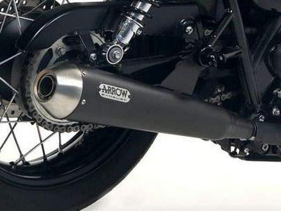 ARROW 71853PRN Triumph Bonneville T100 (2017+) Dark Inox Slip-on Exhaust 