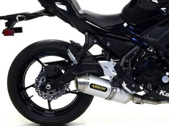 ARROW 71659KZ+71854AO Kawasaki Z650 (2017+) Aluminum Full Exhaust System 