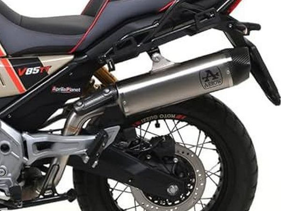 ARROW 72632AK Moto Guzzi V85TT (2019+) Aluminum Slip-on Exhaust 