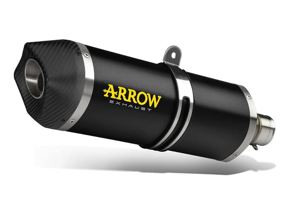 ARROW 72156PD+72624AKN KTM 690 SMC R (2021+) Dark Aluminum Slip-on Exhaust 