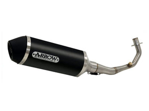 ARROW 53063KZ+53516ANN Kymco K-XCT300I (2013+) Aluminum Full Exhaust System "Competition Evo Urban" – Accessories in the 2WheelsHero Motorcycle Aftermarket Accessories and Parts Online Shop