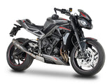 SPARK GTR0505 Triumph Street Triple 765 R / RS / S (20/22) Titanium Semi-full Exhaust System "Grid-O" (EU Homologated) – Accessories in the 2WheelsHero Motorcycle Aftermarket Accessories and Parts Online Shop