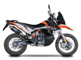 SPARK GKT0501 KTM 890 / 790 Adventure (2022+) Slip-on Exhaust "Dakar" (EURO 5; dark stainless steel) – Accessories in the 2WheelsHero Motorcycle Aftermarket Accessories and Parts Online Shop