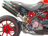 SPARK GDU1802 Ducati Hypermotard 1100 / Evo (07/12) Slip-on Exhaust "Oval" (EU homologated) – Accessories in the 2WheelsHero Motorcycle Aftermarket Accessories and Parts Online Shop