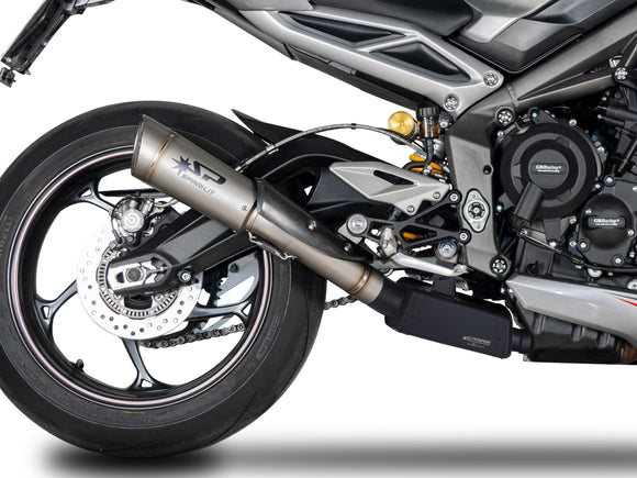 SPARK GTR0505 Triumph Street Triple 765 R / RS / S (20/22) Black Series Semi-full Exhaust System 