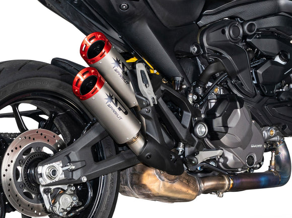 SPARK GDU0839 Ducati Monster 950 / 937 (2021+) Titanium Slip-on Exhaust 