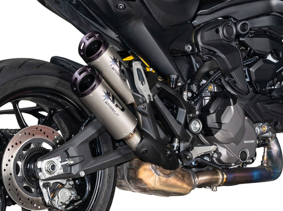 SPARK GDU0839 Ducati Monster 950 / 937 (2021+) Titanium Slip-on Exhaust 