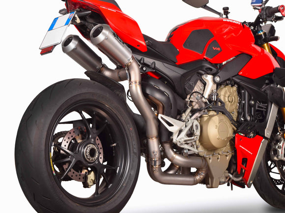 SPARK GDU8834 Ducati Streetfighter V4 (2020+) Titanium 3/4 Exhaust System 