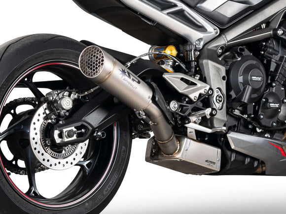 SPARK GTR0505 Triumph Street Triple 765 R / RS / S (20/22) Titanium Semi-full Exhaust System 