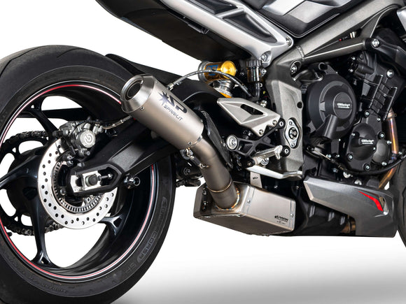 SPARK GTR0506 Triumph Street Triple 765 R / RS / S (20/22) Titanium Semi-full Exhaust System 