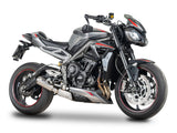 SPARK GTR0504 Triumph Street Triple 765 R / RS / S (2023+) Titanium Semi-full Exhaust System "Moto GP" (EU Homologated) – Accessories in the 2WheelsHero Motorcycle Aftermarket Accessories and Parts Online Shop