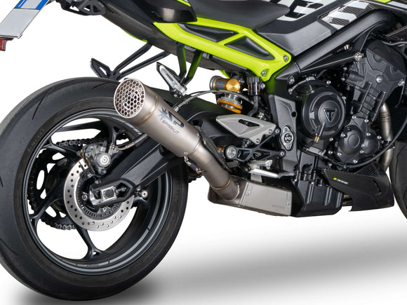 SPARK GTR8825 Triumph Street Triple 765 R / RS / Moto2 Edition (2023+) Titanium Full Exhaust System 