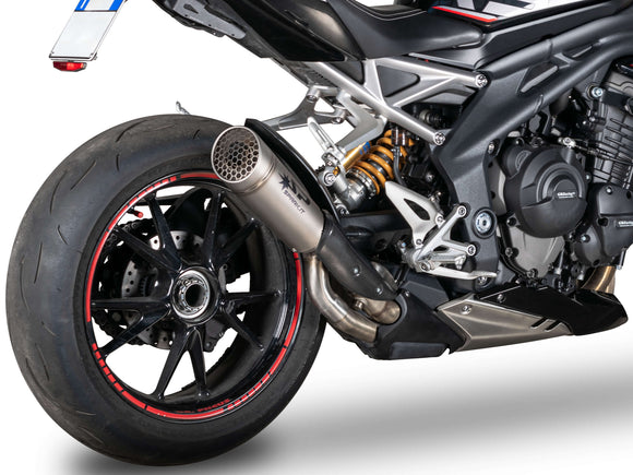 SPARK GTR0105 Triumph Speed Triple 1200RR / 1200RS (2021+) Titanium Slip-on Exhaust 